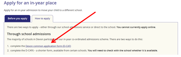 in year place website tab